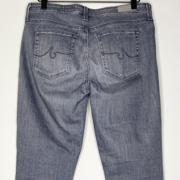 Adriano Goldschmied AG The Prima Gray Raw Hem Slim Ankle Jean | Sz 29 - Picture 8 of 13